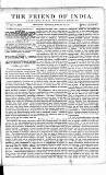 Friend of India and Statesman Thursday 20 January 1859 Page 1