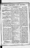 Friend of India and Statesman Thursday 10 February 1859 Page 1