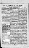Friend of India and Statesman Thursday 08 December 1859 Page 1