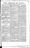 Friend of India and Statesman Thursday 19 January 1860 Page 1