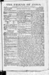 Friend of India and Statesman Thursday 16 May 1861 Page 1