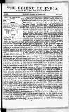 Friend of India and Statesman Thursday 05 December 1861 Page 1