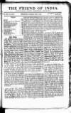 Friend of India and Statesman Thursday 04 May 1865 Page 1