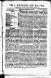 Friend of India and Statesman Thursday 28 June 1866 Page 1