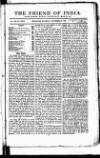 Friend of India and Statesman Thursday 22 November 1866 Page 1