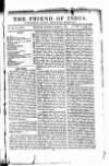 Friend of India and Statesman Thursday 14 March 1867 Page 1