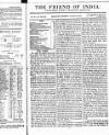 Friend of India and Statesman Thursday 19 January 1871 Page 1