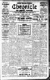 Chester-le-Street Chronicle and District Advertiser Friday 02 August 1929 Page 1
