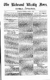 Richmond & Ripon Chronicle Saturday 11 August 1855 Page 1