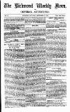 Richmond & Ripon Chronicle Saturday 22 September 1855 Page 1