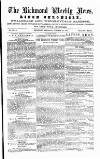 Richmond & Ripon Chronicle Saturday 20 October 1855 Page 1