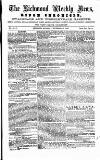 Richmond & Ripon Chronicle Saturday 17 November 1855 Page 1