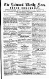 Richmond & Ripon Chronicle Saturday 15 December 1855 Page 1