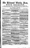 Richmond & Ripon Chronicle Saturday 22 December 1855 Page 1