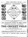 Cricket Thursday 25 May 1882 Page 16
