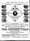 Cricket Thursday 01 June 1882 Page 14