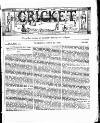 Cricket Thursday 15 June 1882 Page 1
