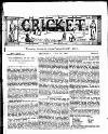 Cricket Thursday 29 June 1882 Page 1