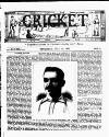 Cricket Thursday 20 July 1882 Page 1