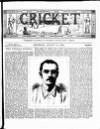 Cricket Thursday 10 August 1882 Page 3