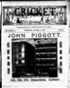 Cricket Thursday 17 August 1882 Page 1