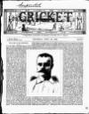 Cricket Thursday 28 September 1882 Page 1