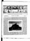 Cricket Thursday 24 May 1883 Page 1
