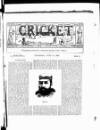 Cricket Thursday 14 June 1883 Page 3