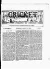 Cricket Thursday 16 August 1883 Page 3