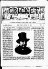 Cricket Thursday 17 April 1884 Page 3