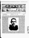 Cricket Thursday 05 June 1884 Page 1