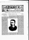 Cricket Thursday 22 April 1886 Page 3