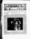 Cricket Thursday 28 April 1887 Page 1