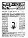 Cricket Thursday 22 February 1894 Page 1