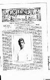 Cricket Thursday 28 January 1897 Page 1