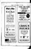 Cricket Saturday 18 January 1913 Page 36