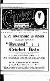 Cricket Saturday 26 April 1913 Page 1