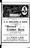 Cricket Saturday 17 May 1913 Page 1