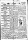 Westminster Gazette Monday 22 January 1894 Page 1