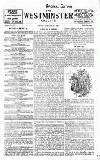 Westminster Gazette Friday 21 February 1896 Page 1