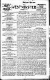 Westminster Gazette Monday 02 November 1896 Page 1