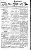 Westminster Gazette Wednesday 14 September 1898 Page 1