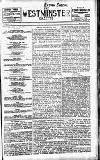 Westminster Gazette Thursday 20 July 1899 Page 1