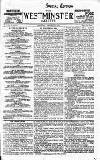 Westminster Gazette Saturday 12 January 1901 Page 1