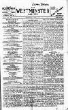 Westminster Gazette Wednesday 13 March 1901 Page 1