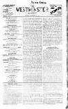 Westminster Gazette Friday 26 September 1902 Page 1