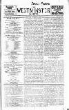 Westminster Gazette Saturday 13 December 1902 Page 1