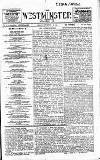 Westminster Gazette Friday 27 November 1903 Page 1
