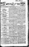 Westminster Gazette Wednesday 06 September 1905 Page 1