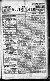 Westminster Gazette Saturday 09 September 1905 Page 1